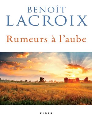 cover image of Rumeurs à l'aube